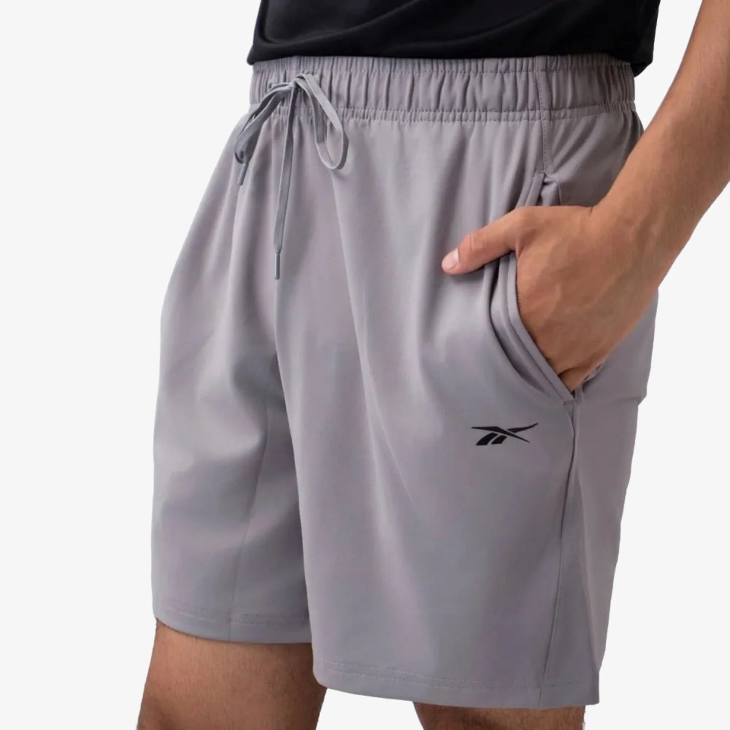 Pantaloneta Reebok Train Knit Short Hombre Gris