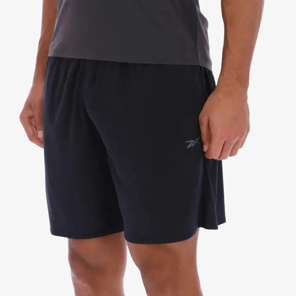 Pantaloneta Reebok Train Knit Short Hombre Negro