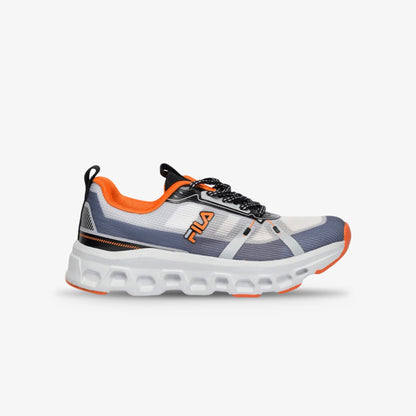 Tenis Fila Vortex Niño Gris Naranja