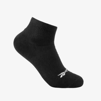 Medias Reebok 3P Te Quarter Sock Unisex Negro