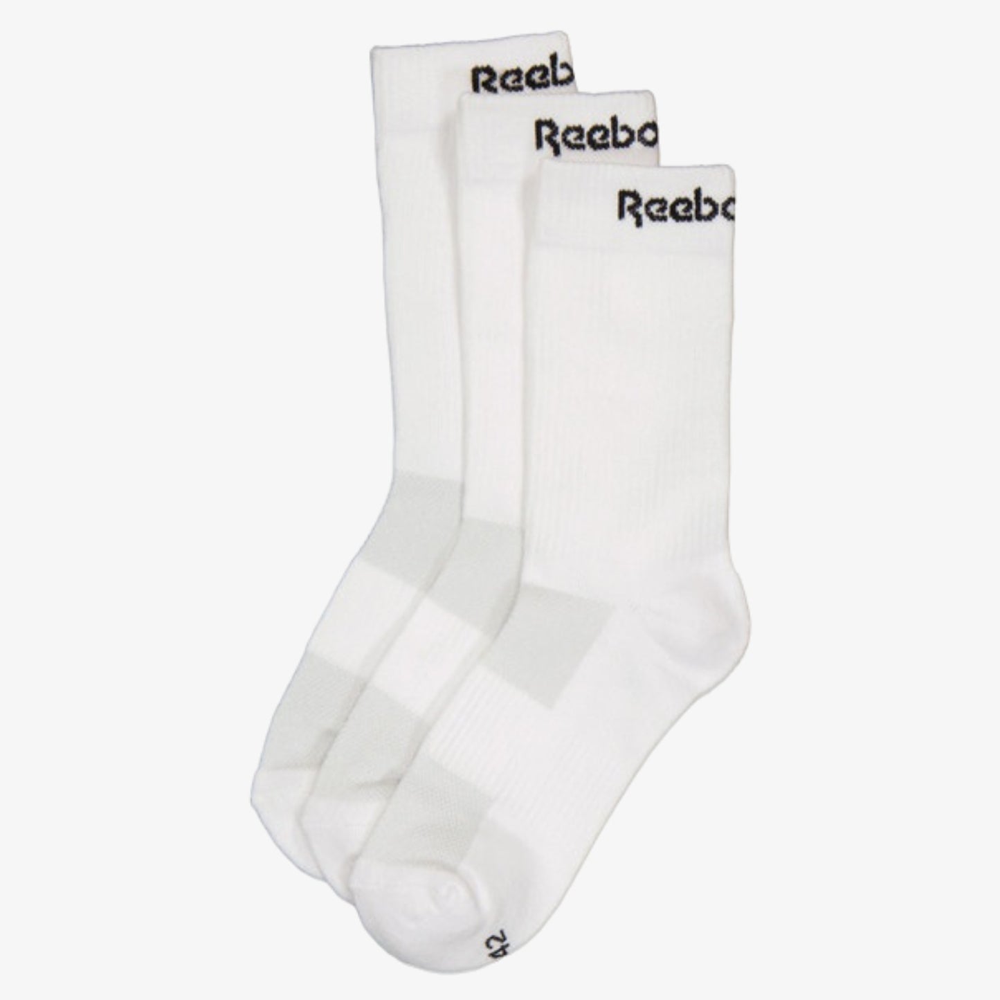 Medias Reebok 3P Te Mid Crew Unisex Blancas
