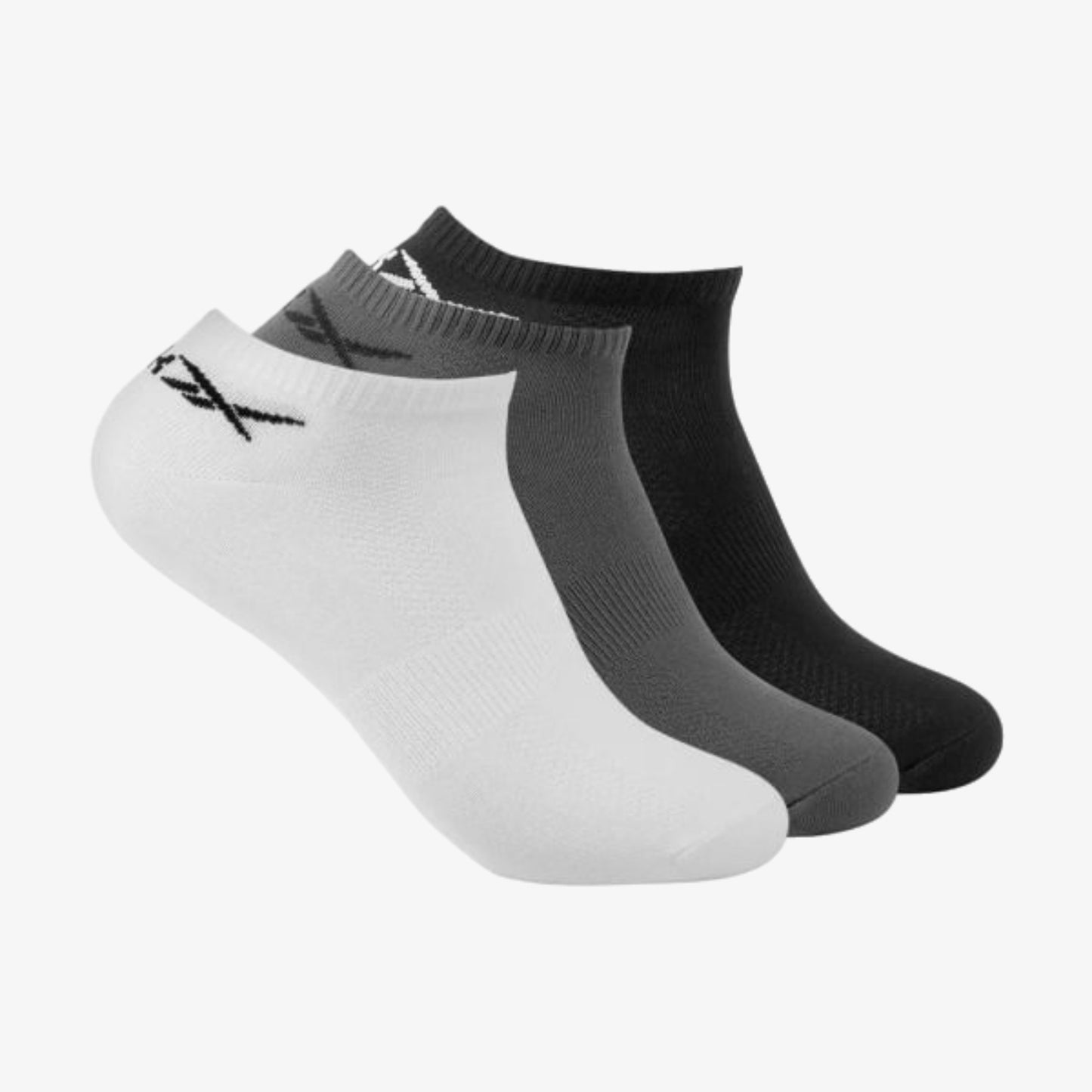Medias Reebok 3P Tech Style Tr Unisex Blanco Gris Negro