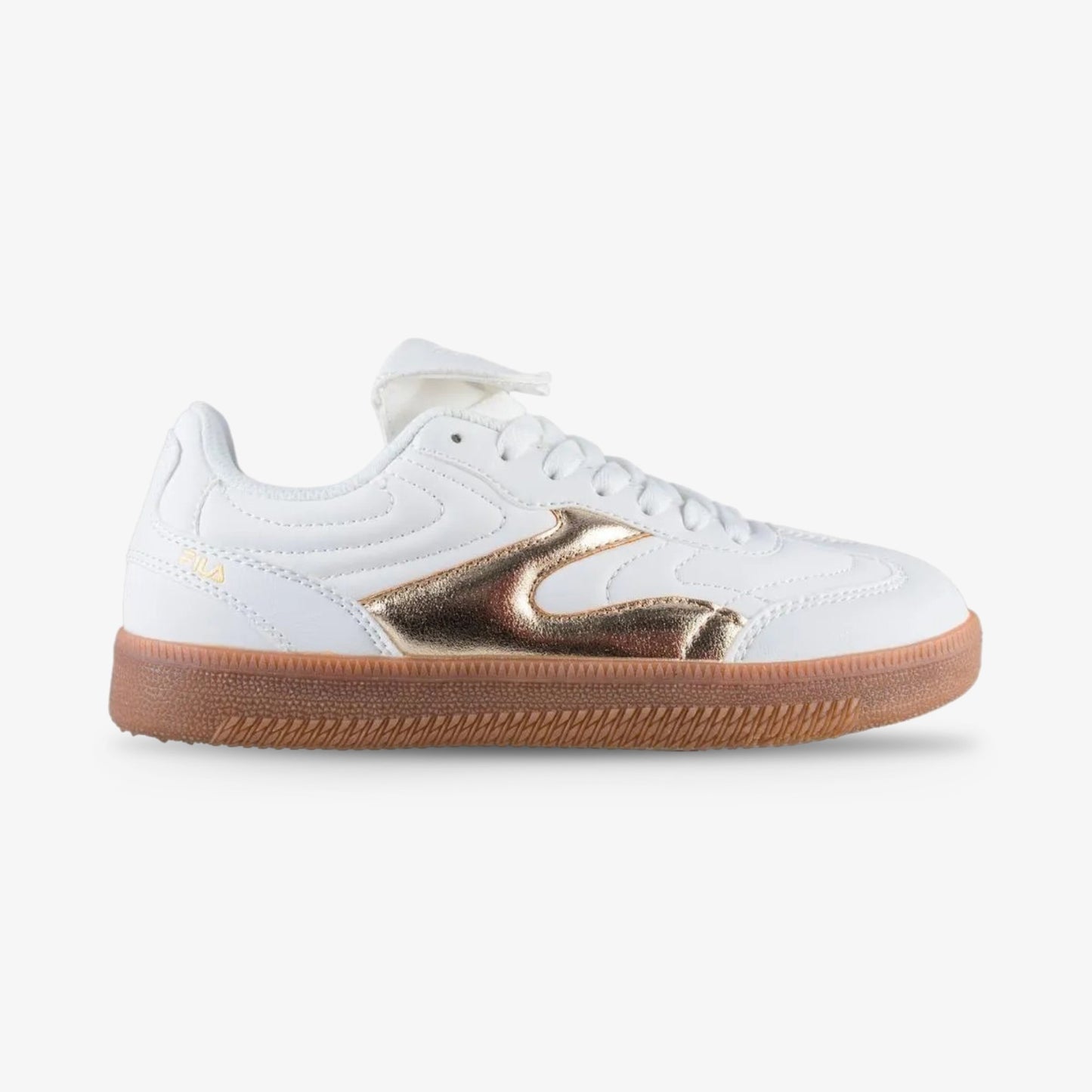 Tenis Fila Neto Mujer Blanco Dorado