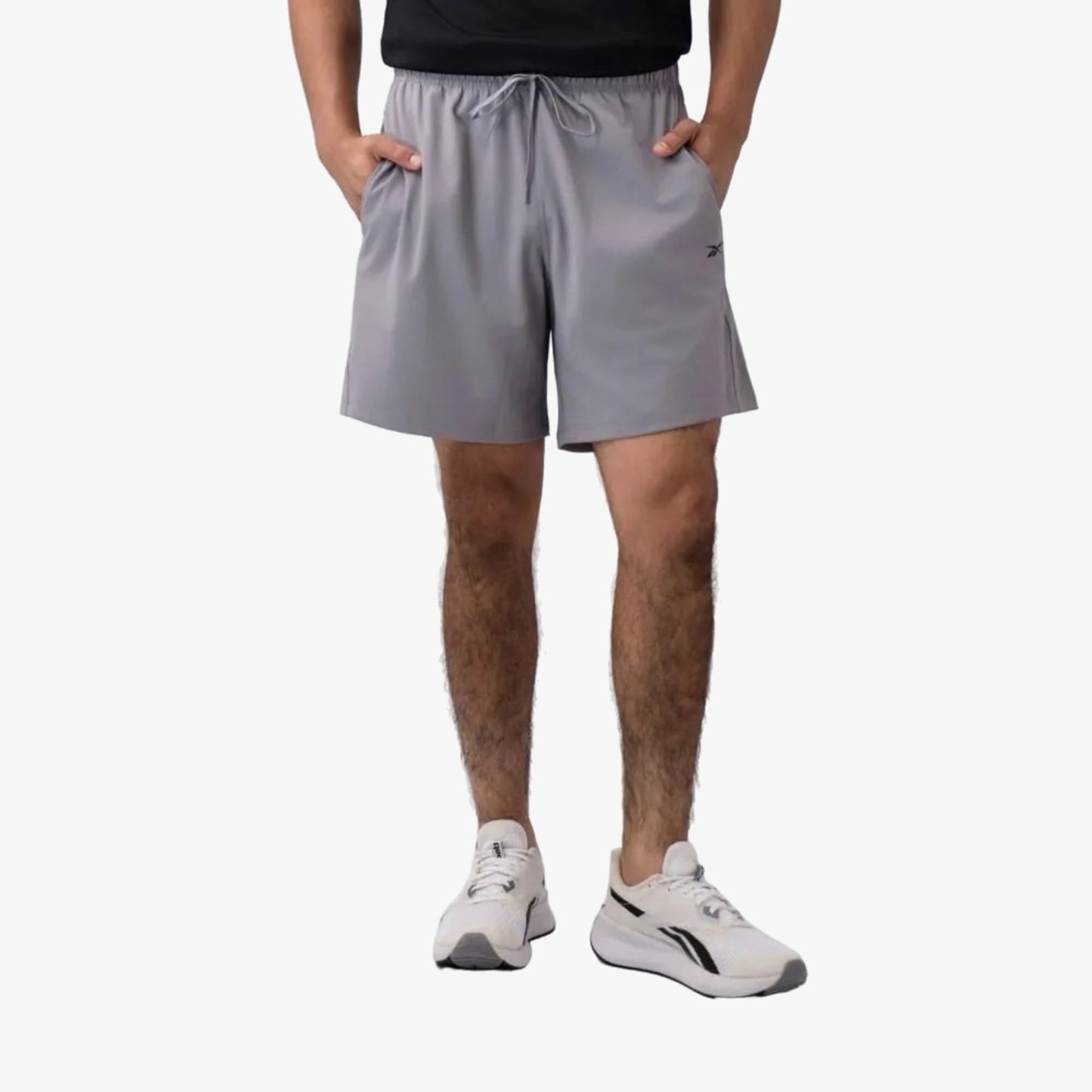 Pantaloneta Reebok Train Knit Short Hombre Gris