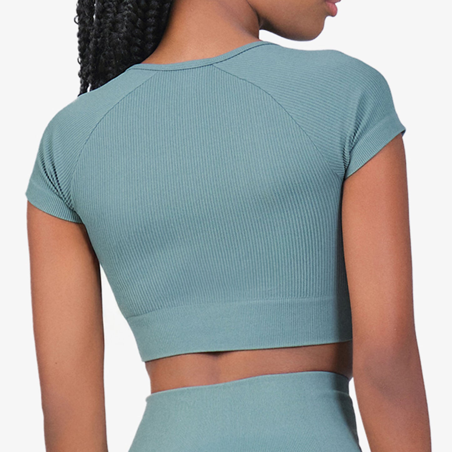 Blusa Corta Wonder Feel Mujer May Verde