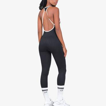 Enterizo Largo Wonder Feel Mujer Boreal Negro