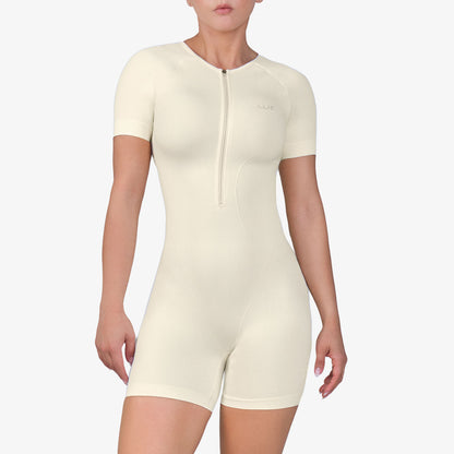 Enterizo Corto Wonder Feel Mujer Excee Beige