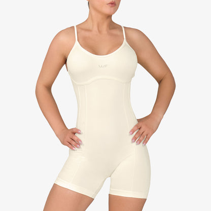 Enterizo Corto Wonder Feel Mujer Parsi Beige