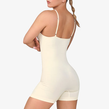 Enterizo Corto Wonder Feel Mujer Parsi Beige