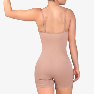 Enterizo Corto Wonder Feel Mujer Parsi Café
