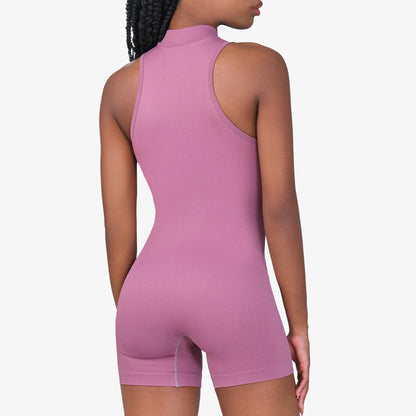 Enterizo Corto Wonder Feel Mujer Luxy Morado