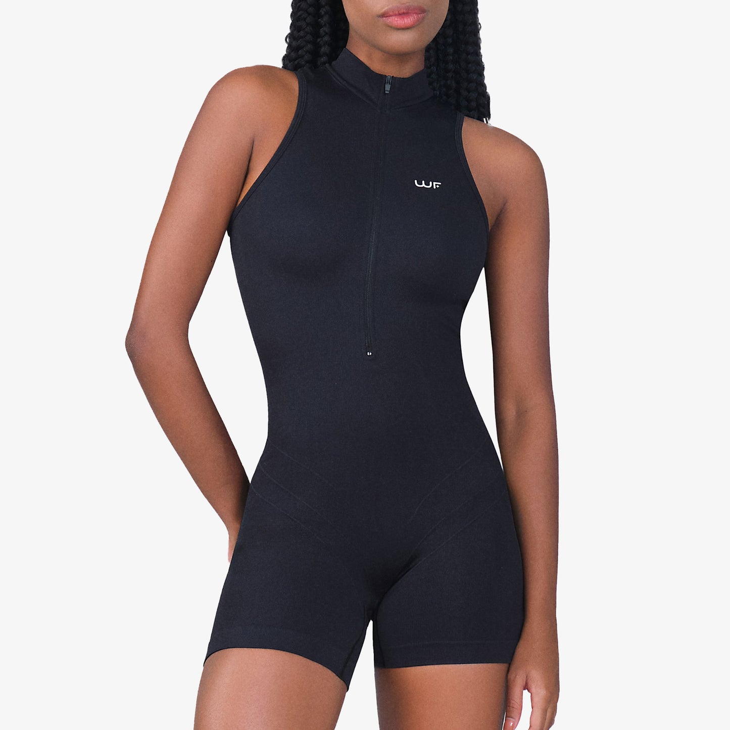 Enterizo Corto Wonder Feel Mujer Luxy Negro