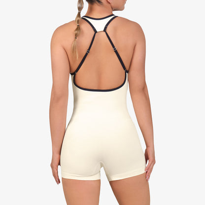 Enterizo Corto Wonder Feel Boreal Mujer Beige