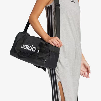 Maleta Adidas Linear Unisex Negro Blanco